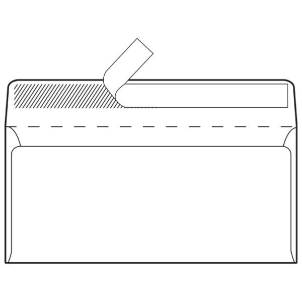 Kuverte ABT strip 80g Kuverte ABT strip 80g. komada100 Boja: bijela, Dimenzija: 230x110 mm; sa sigurnosnim zatvaranjem (sa zarezom)