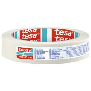 Traka ljepljiva krep 25mm/35m Basic Tesa 58591; Boja: bijela