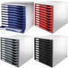 Kutija s 10 ladica Form set Leitz 291x352x292 mm