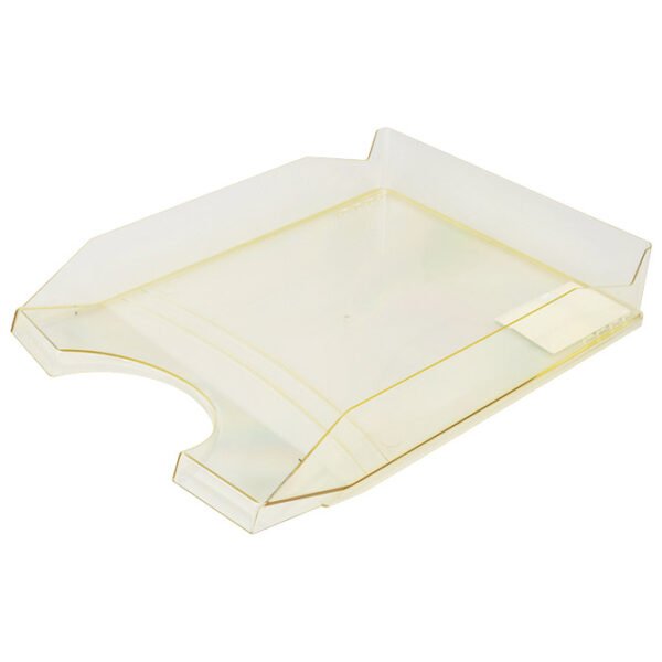 Ladica za spise Office products 18016011-06 prozirno žuta Ladica za spise Office products