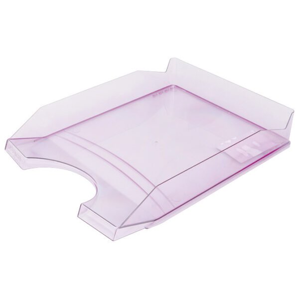 Ladica za spise Office products 18016011-09 prozirno ljubičasta Ladica za spise Office products