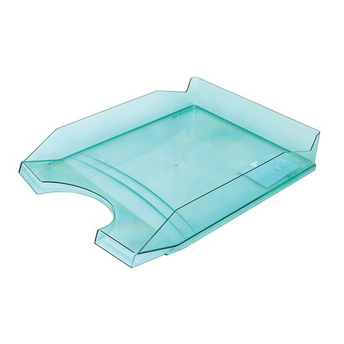 Ladica za spise Office products 18016011 prozirno zelena Ladica za spise Office products