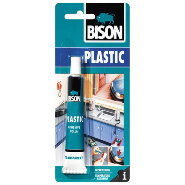 Ljepilo za plastiku 25ml Bison prozirno Ljepilo za plastiku 25ml Bison prozirno