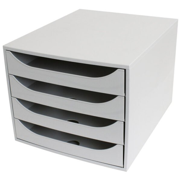 Kutija s 4 ladice Ecobox Exacompta Kutija s 4 ladice Ecobox Exacompta siva