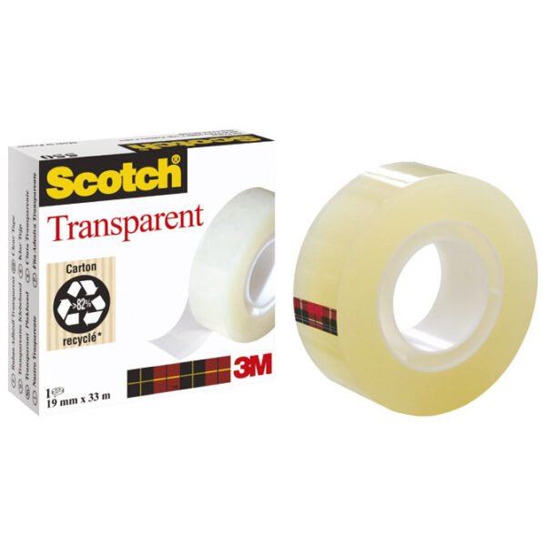 Traka ljepljiva 19mm 33m Scotch 550 3M.prozirna Traka ljepljiva 19mm/33m Scotch 550 3M. prozirna