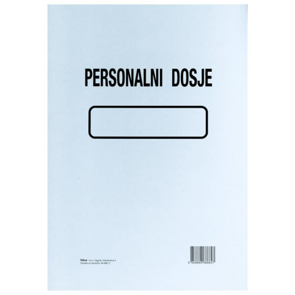 000006513 Obrazac B-189 personalni dosje