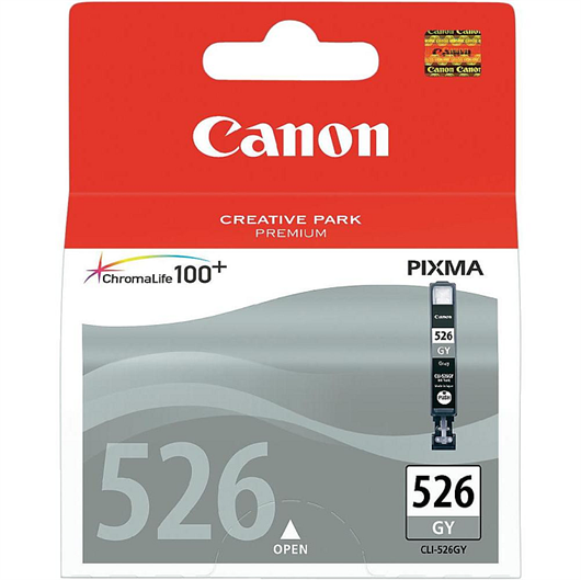 Canon tinta CLI-526GY, siva, Tintni ulošci ili toneri CANON; Originalni spremnici s tintom tvrtke Canon