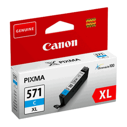 Canon tinta CLI-571C XL, cijan, Tintni ulošci ili toneri CANON; Originalni spremnici s tintom tvrtke Canon