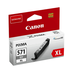 Canon tinta CLI-571GY XL, siva, Tintni ulošci ili toneri CANON; Originalni spremnici s tintom tvrtke Canon