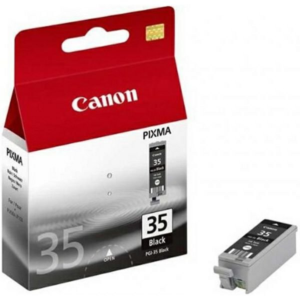 Canon tinta PGI-35BK, crna;  Tintni ulošci ili toneri CANON;  Originalni spremnici s tintom tvrtke Canon najbolje rade s vašim pisačem tvrtke Canon.