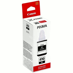 Uživajte u dugotrajnim ispisima dokumenata i fotografija s tintom za pisač koja radi u savršenom skladu s vašim pisačem za učinkovitost i pouzdanost. Canon tinta GI-490BK, crna