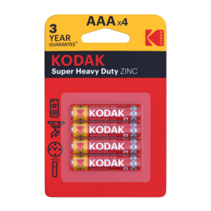 Baterija Kodak Super Heavy Duty Zink AAA