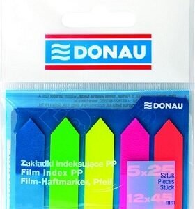 Zastavica 45x12mm 5x25 listova film poluprozirni Donau strelica 5 boja