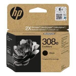 HP 308e EvoMore Black Original Ink Cart