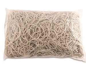 Gumica vezica fi  60mm 1kg bijela