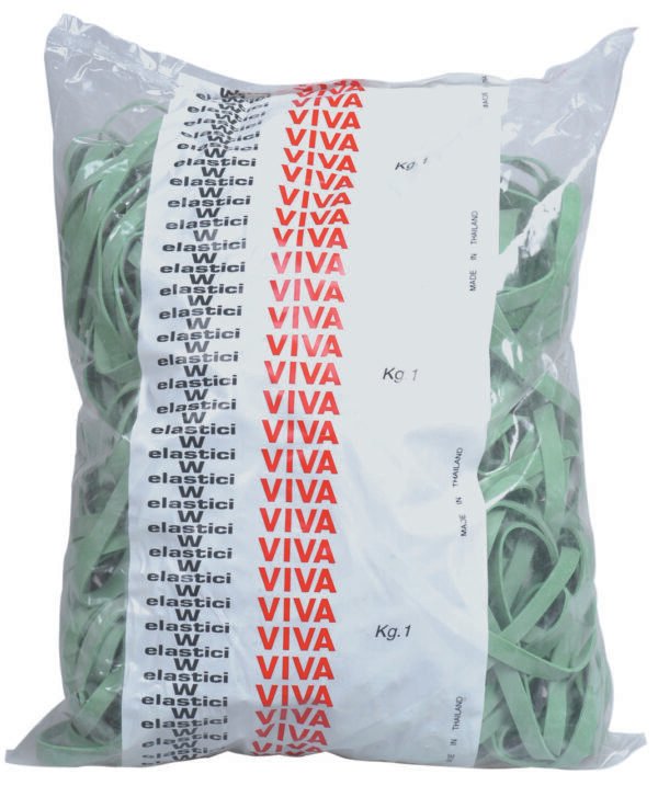 f8x150 Gumica vezica fi 40x5mm 1kg zelena