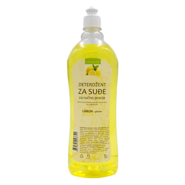 Deterdžent za ručno pranje posuđa 1000ml Fresh line limun