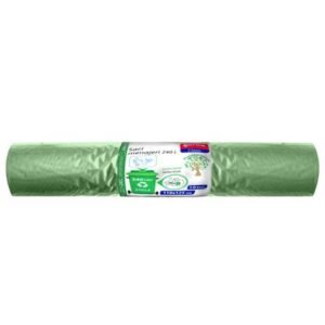 Vreća za smeće 240L 110x125cm 10/1 LDPE zelena Zorex za staklo