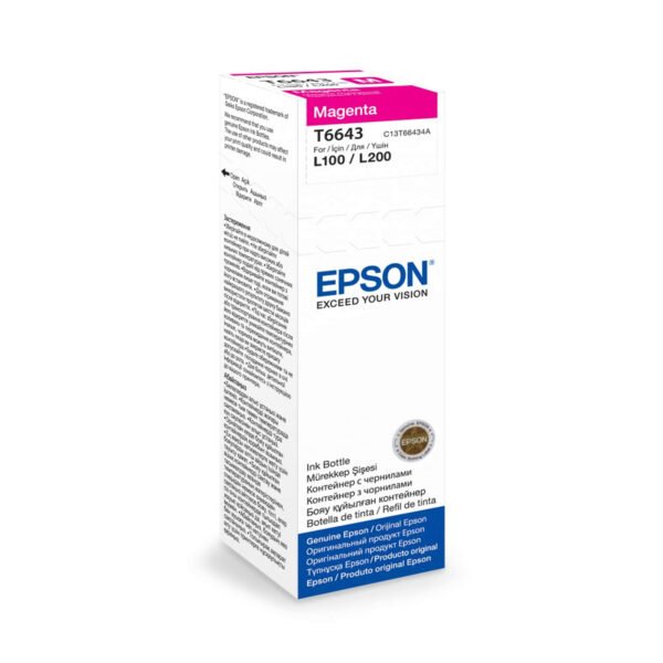 Tinta EPSON T66434 Magenta original