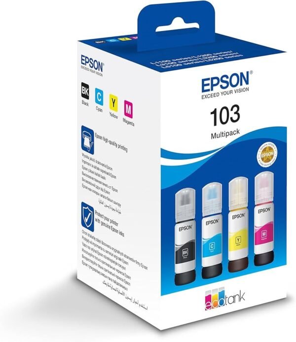 Tinta EPSON EcoTank 103 T00S64A Multipack