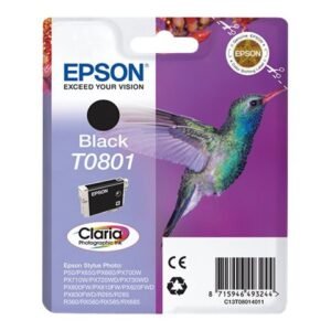 Tinta EPSON T0801 black original