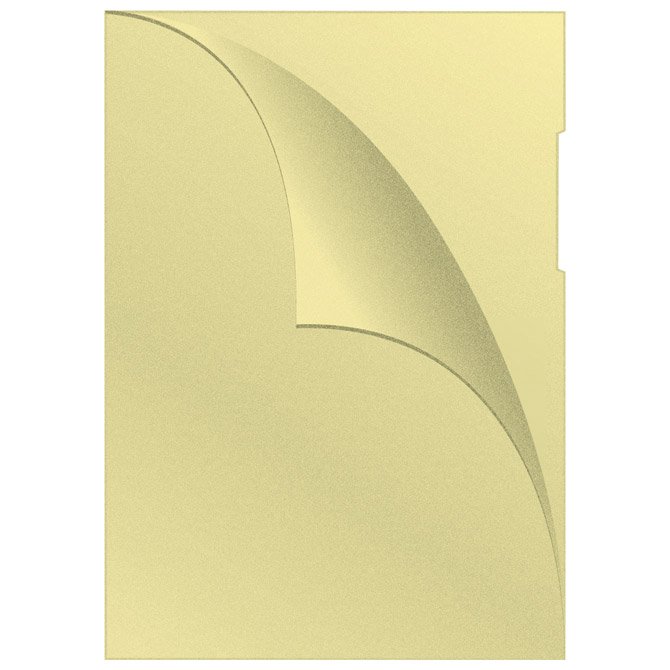 Fascikl L 120my A4 mat Q-Connect žuti Fascikl papirnati s prozorom L A4 Sintex Blasetti 1/1 žuti