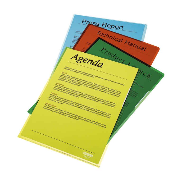 Fascikl "L" 150mic A4 sjajni 25kom. Esselte