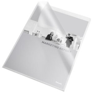 Fascikl L 80my A4 mat pk25 Esselte 392581200 prozirni Fascikl "L" 80mic A4 mat 25kom. Esselte