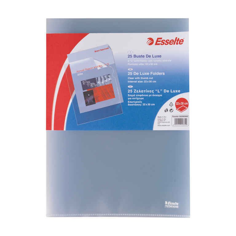 Fascikl "L" 90mic A4 mat 25kom. Esselte