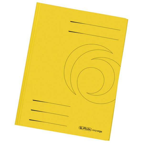 Fascikl klapa A4 Herlitz žuti Fascikl klapa karton reciklirani A4 Herlitz