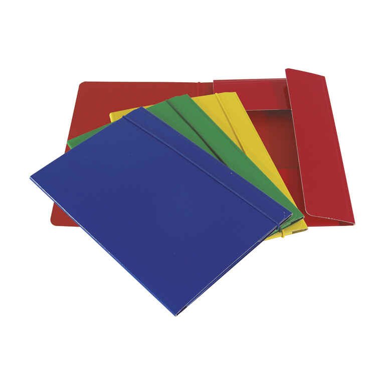 Fascikl A5 gumica karton plastificirani 10 kom.