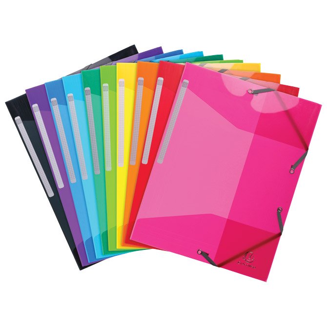 Fascikl klapa s gumicom Exacompta 556 10kom.