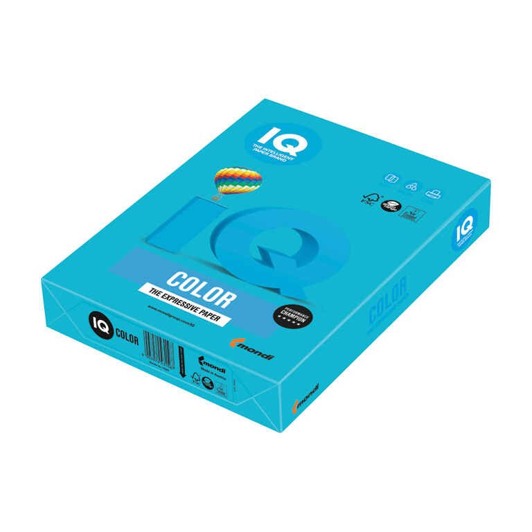 IQ boja intenziv azurno plavi Papir A4 IQ Intenziv 80g Mondi