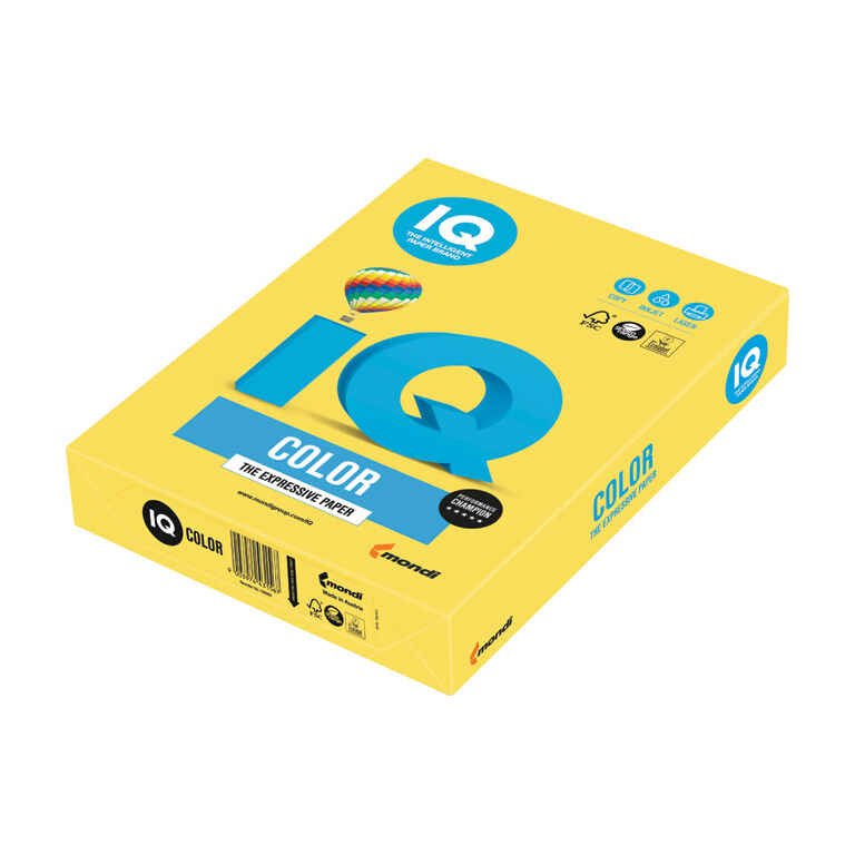 IQ boja intenziv kanarinski žuti Papir A4 IQ Intenziv 80g Mondi