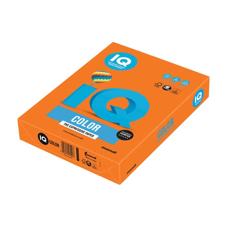 IQ boja intenziv narančasti Papir A4 IQ Intenziv 80g Mondi