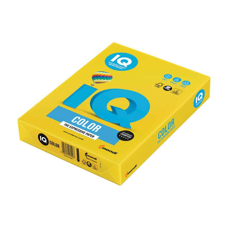 IQ boja intenziv žuti Papir A4 IQ Intenziv 80g Mondi