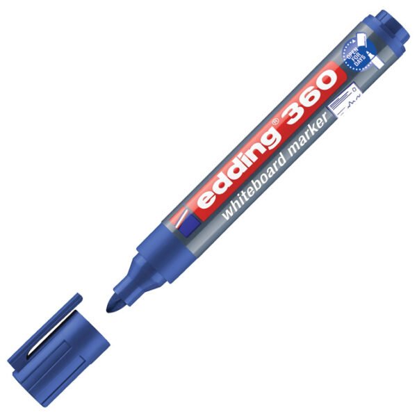 Marker za bijelu ploču 1,5-3mm Edding 360 plavi Marker za bijelu ploču 1,5-3mm Edding 360