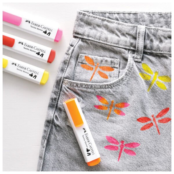 Marker za tekstil 1-5mm Faber-Castell svi Marker za tekstil 1-5mm Faber-Castell