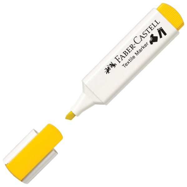 Marker za tekstil 1-5mm Faber-Castell žuti Marker za tekstil 1-5mm Faber-Castell