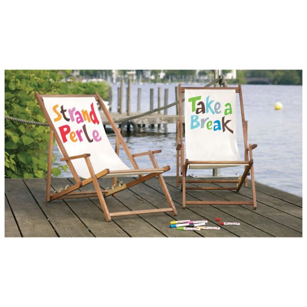 MARKER ZA TEKSTIL  4500 permanentni, okrugli vrh; širina ispisa 2-3 mm; vodootporan; otporan na svjetlo; za fiksiranje glačati vrućom peglom bez pare; nakon fiksiranja otporan na pranje do 60° C; brzo se suši