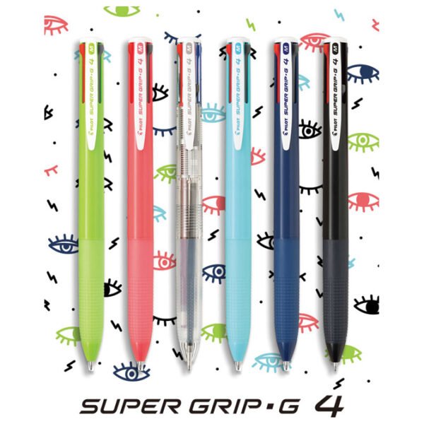 Olovka kemijska četverobojna Super Grip G4 Pilot 