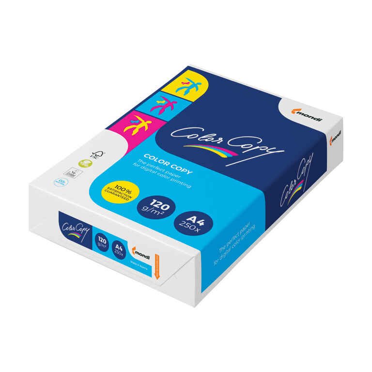 Papir A4 120g Mondi bijeli copy color