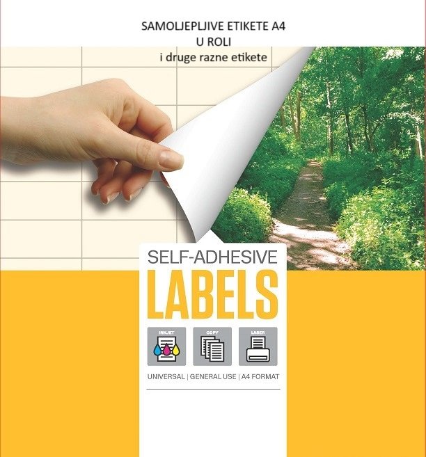 Etiketa  laser/inkjet/copy  37,5x23,5 Sorex 100/1