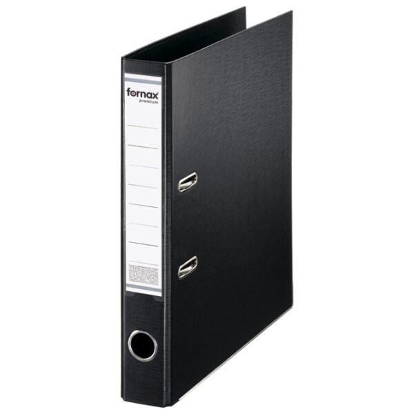 crni uski Registrator A4 uski samostojeći Premium Fornax (1 ili 25kom)