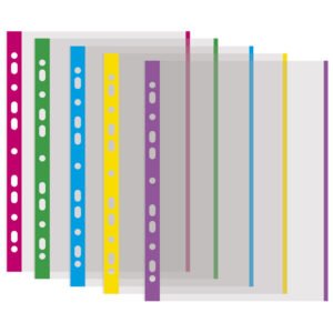 Fascikl uložni 40mic Donau; format: A4; unutrašnja dimenzija: 212x297 mm; debljina: 40 mikrona; PP; univerzalna perforacija; otvor s gornje strane; set od 100 komada