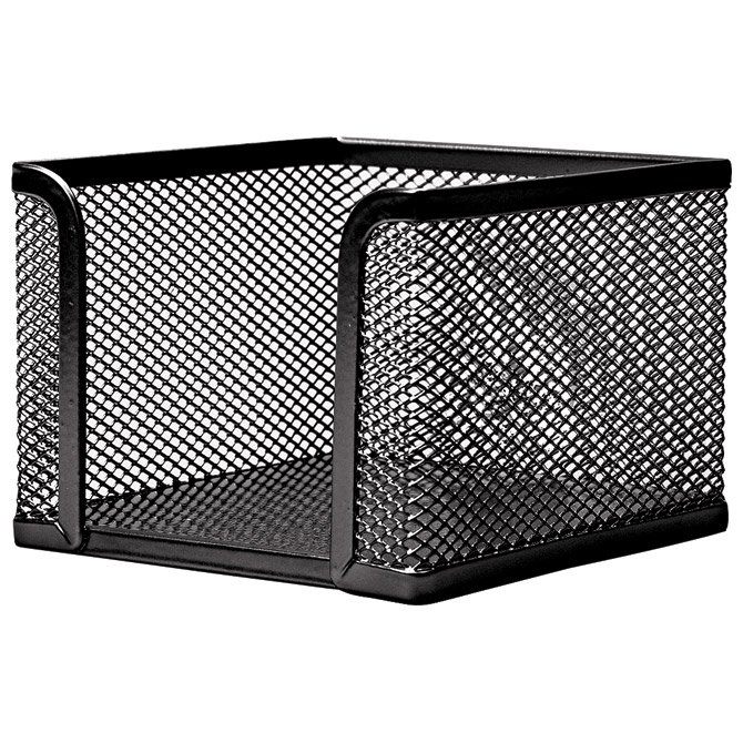 Blok kocka žica 9,5x9,5x9,5cm srebrna,crna