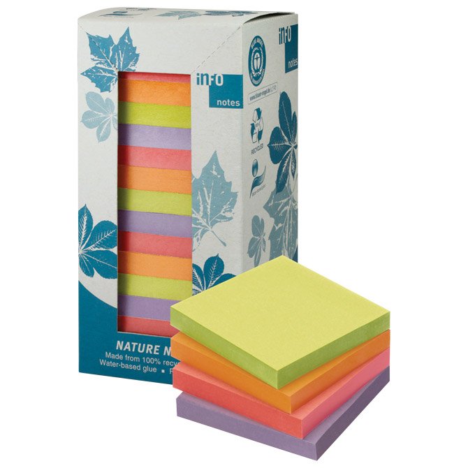 Blok samoljepljiv Blok samoljepljivi 76x76mm 100 listova Office products žuti