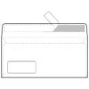 Kuverte ABT-PL strip 80g. komada100, prozor lijevi; Boja: bijela; Sa sigurnosnim zatvaranjem (sa zarezom).