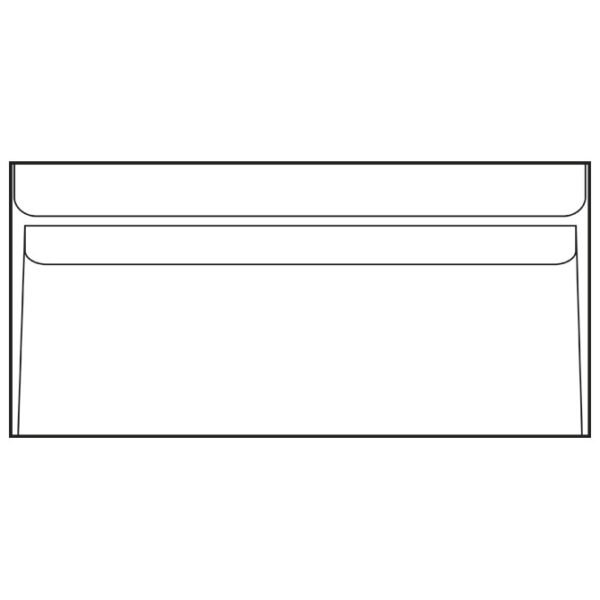 Kuverte ABT latex 80g. komada 100, Boja: bijela, Dimenzija: 230x110 mm