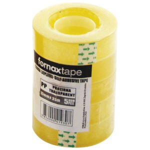 Traka ljepljiva 15mm 33m pk5 Traka ljepljiva 15mm/33m komada 5; Boja: prozirna